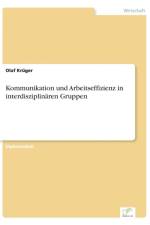 Kommunikation und Arbeitseffizienz in interdisziplinaren Gruppen af Olaf Krüger