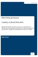 Usability im World Wide Web af Geb Neumann Bettina Koenig