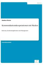 Kommunikationskooperationen mit Medien af Andrea Koran