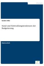 Stand und Entwicklungstendenzen der Budgetierung af Sandra Utke