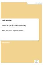 Internationales Outsourcing af Peter Wenning