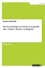 Verwendung Von Ironie in Leopoldo Alas 