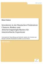 Investieren in der Russischen Foerderation af Elena Frolova