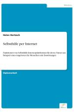Selbsthilfe per Internet af Helen Hertzsch