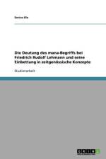 Deutung Des Mana-Begriffs Bei Friedrich Rudolf Lehmann Und Seine Einbettung in Zeitgenossische Konzepte af Enrico Ille