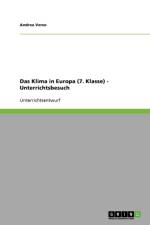 Klima in Europa (7. Klasse) - Unterrichtsbesuch af Andrea Verso