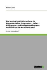betriebliche Ruckenschule fur Buroangestellte af Mathias Teske