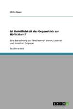 Ist Unhoeflichkeit das Gegenstuck zur Hoeflichkeit? af Ulrike Hager