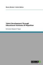Talent Development Through Educational Institutes Of Rajasthan af Ashish Mathur