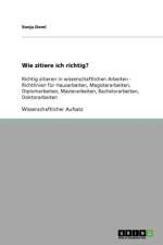 Richtig zitieren af Sonja Deml