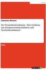 Neoinstitutionalismus af Sebastian Wiesnet