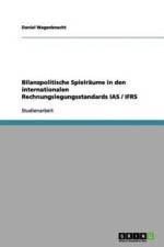 Bilanzpolitische Spielraume in den internationalen Rechnungslegungsstandards IAS / IFRS af Daniel Wagenknecht