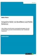 Integrative Rolle von Konflikten und Public Relations af Malte Peters