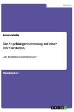Die Angehoerigenbetreuung auf einer Intensivstation af Sandra Moritz