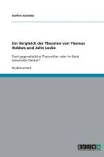 Ein Vergleich der Theorien von Thomas Hobbes und John Locke af Steffen Schröder