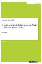 El motivo de la soledad en la novela 