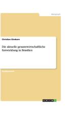 Die aktuelle gesamtwirtschaftliche Entwicklung in Brasilien af Christian Gimborn