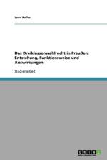 Das Dreiklassenwahlrecht in Preussen af Leon Keller