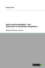 Recht und Gerechtigkeit - Das Naturrecht in historischer Perspektive af Birgit Schröer