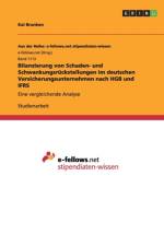 Bilanzierung Von Schaden- Und Schwankungsruckstellungen Im Deutschen Versicherungsunternehmen Nach Hgb Und Ifrs af Kai Brunken