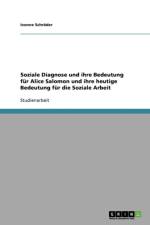 Soziale Diagnose und ihre Bedeutung fur Alice Salomon und ihre heutige Bedeutung fur die Soziale Arbeit af Ivonne Schroder