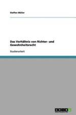 Verhaltnis von Richter- und Gewohnheitsrecht af Steffen Müller