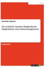 Die Rechtliche Situation Bergkarabachs. Moglichkeiten Eines Krisenmanagements af Alexander Gajewski