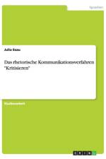 Das Rhetorische Kommunikationsverfahren 