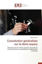 Convolution G n ralis e Sur Le Demi-Plan af Sifi-M
