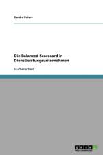 Balanced Scorecard in Dienstleistungsunternehmen af Sandra Peters