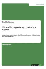 Die Verfahrungsweise Des Poetischen Geistes af Daniela Ammann