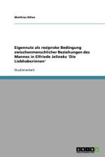 Eigennutz ALS Reziproke Bedingung Zwischenmenschlicher Beziehungen Des Mannes in Elfriede Jelineks 'Die Liebhaberinnen' af Matthias Billen