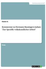 Kommentar zu Hermann Bausingers Aufsatz 