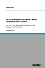 Eine Zusammenfassung Kants 