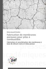 Fabrication de Membranes Poreuses Pour Piles A Combustible af Khardani-M