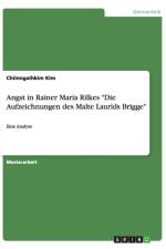 Angst in Rainer Maria Rilkes 
