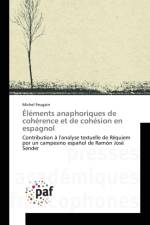 Elements Anaphoriques de Coherence Et de Cohesion En Espagnol af Feugain-M