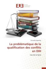 Problematique de la Qualification Des Conflits En Dih af Kayembe-C