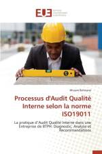 Processus d'Audit Qualit Interne Selon La Norme Iso19011 af Belimane-W