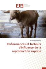 Performances Et Facteurs d'Influence de la Reproduction Caprine af Ngona-I