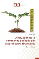 L' valuation de la Commande Publique Par Les Juridictions Financi res af Stati-E
