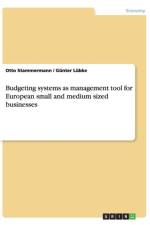 Budgeting Systems as Management Tool for European Small and Medium Sized Businesses af Otto Stammermann