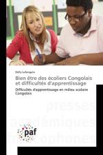 Bien Etre Des Ecoliers Congolais Et Difficultes d'Apprentissage af Lufungula-D