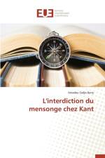L'Interdiction Du Mensonge Chez Kant af Barry-A