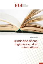 Principe de Non-Ingerence En Droit International af Kamara-M