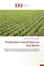 Production Maraichere Au Sud-Benin af Assogba-B