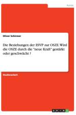 Die Beziehungen der ESVP zur OSZE. Wird die OSZE durch die neue Kraft gestarkt oder geschwacht ? af Oliver Schirmer