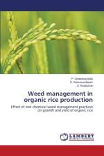 Weed management in organic rice production af Somasundaram E