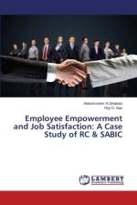 Employee Empowerment and Job Satisfaction af Al Zelabani Abdulmonem