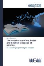 vocabulary of the Polish and English language of science af Marcin Zielkiewicz